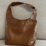 Everyday Italian leather shoulder bag in tan