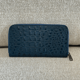 Croc embossed leather wallet in Australia