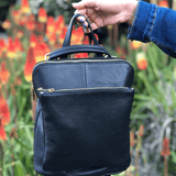 Zamina Mini Convertible Leather Backpack