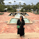 Soft Italian leather camera bag in green