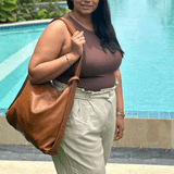 Tan convertible bag backpack