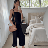 Tan Crossbody leather bag with long leather strap