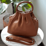 Tan leather crossbody bag australia
