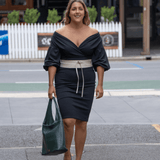 Ella Womens Leather Wrap Around Belt