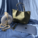 Nina Leather Tote Bag