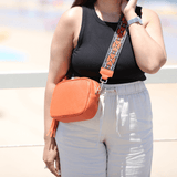 Silvia leather crossbody bag