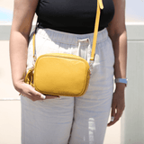 Silvia leather crossbody bag