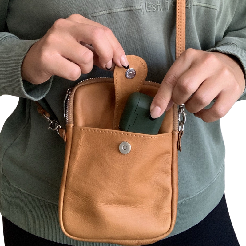 Maya Leather Pocket Bag