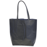 black shopper bag