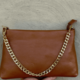Gold chain crossbody bag
