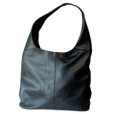 Black  leather shoulder bag