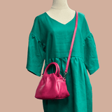Pink crossbody bag