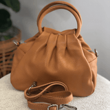 tan leather crossbody bag