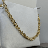 White cross body bag