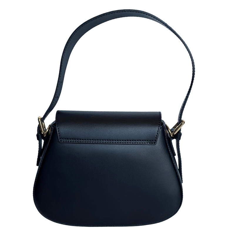 Black crossbody bag thick strap shop