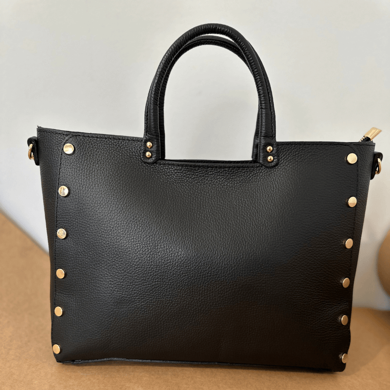 Judy Leather Work Tote Bag