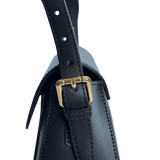 Black soft leather crossbody bags Australia