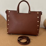 Judy Leather Work Tote Bag