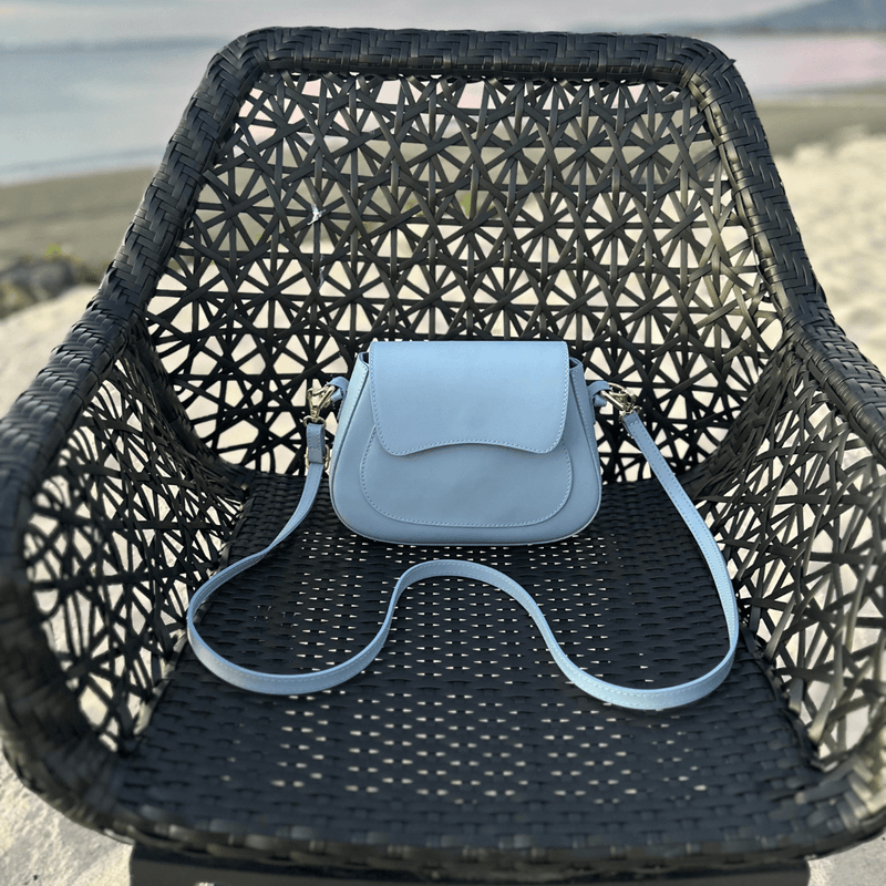 Light blue crossbody bags on sale