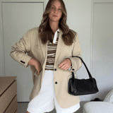 Monica Leather Shoulder Bag