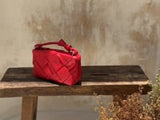 Nicole Woven Leather Crossbody Bag