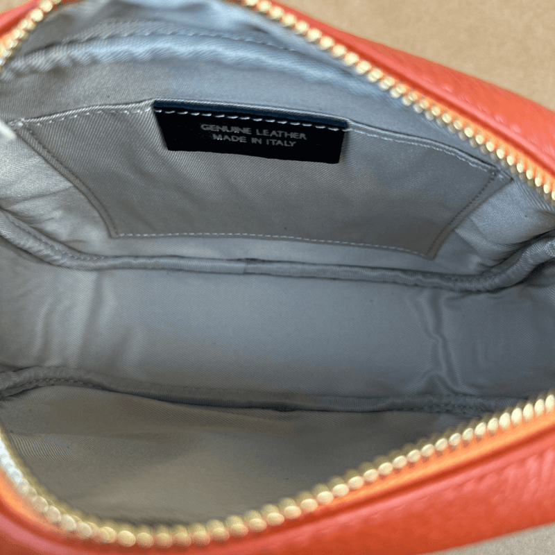 Sidekick leather crossbody inside the bag