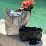 Womens Italian Leather Woven Bag Australia