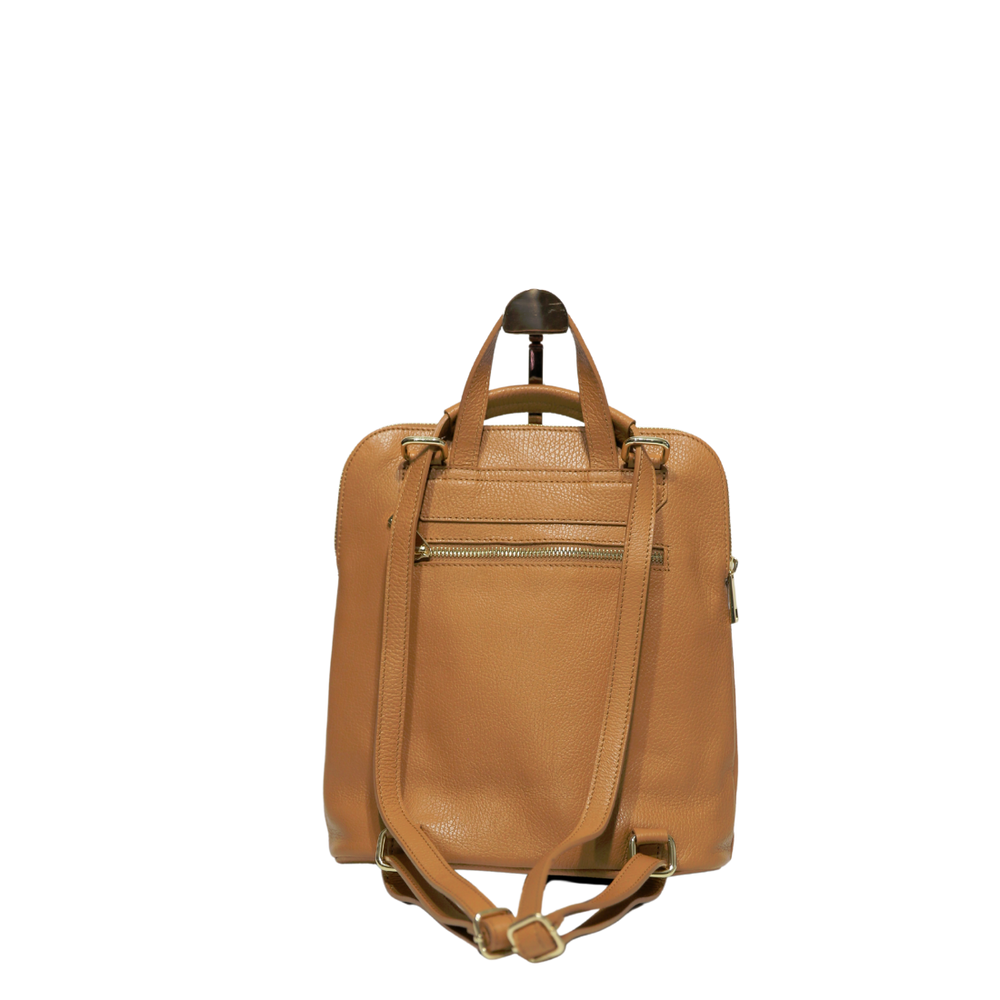 Zamina Mini Convertible Backpack | Luxury Italian Leather Backpack