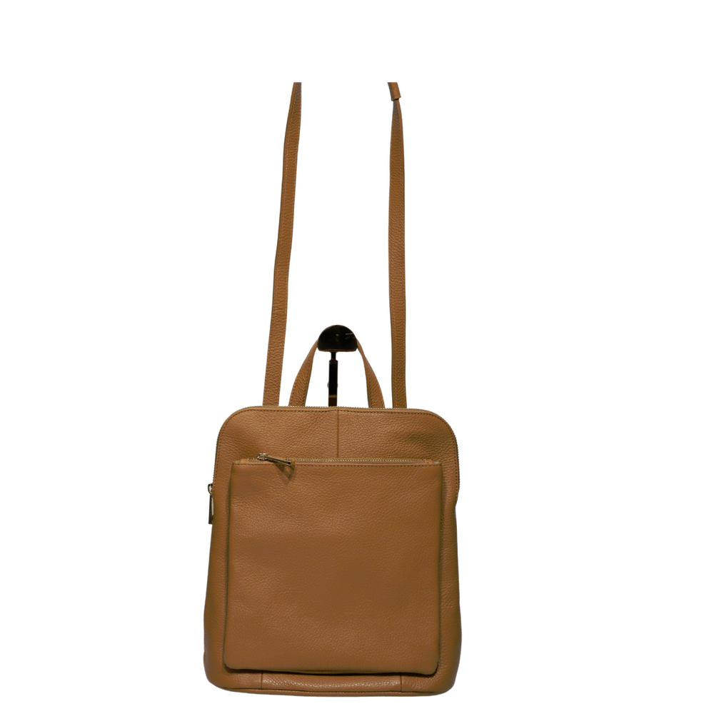 Zamina Mini Convertible Backpack | Luxury Italian Leather Backpack