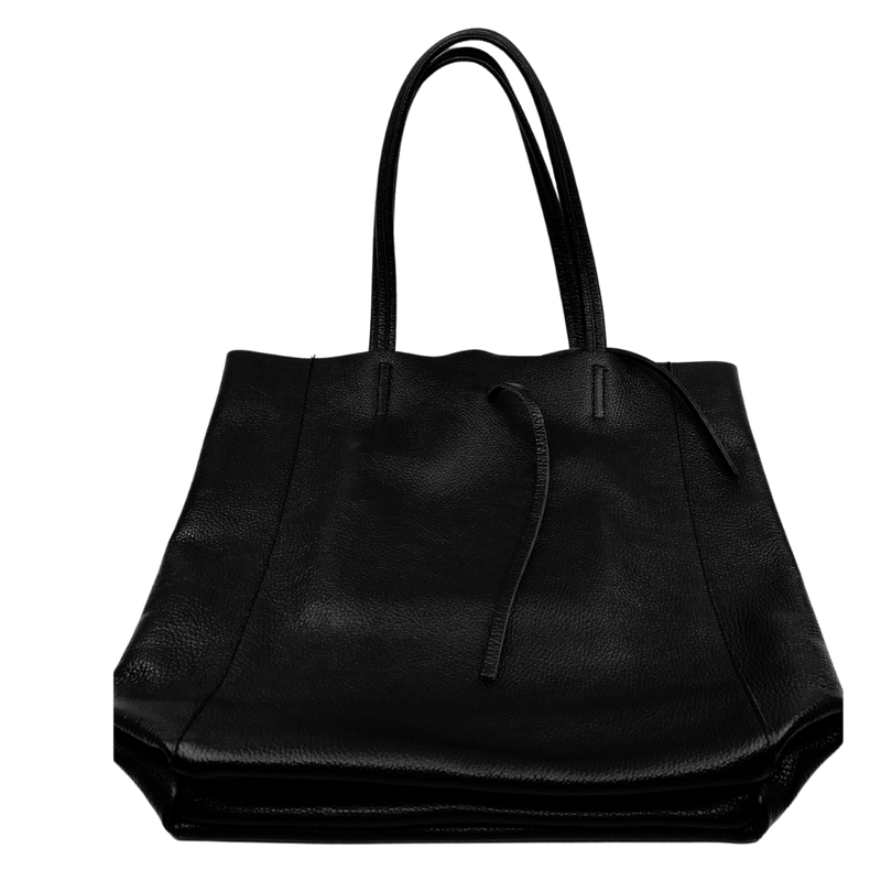 Angie Leather Tote Bag