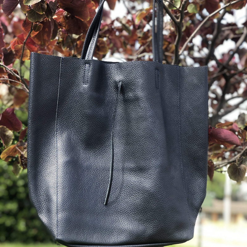 Angie Leather Tote Bag