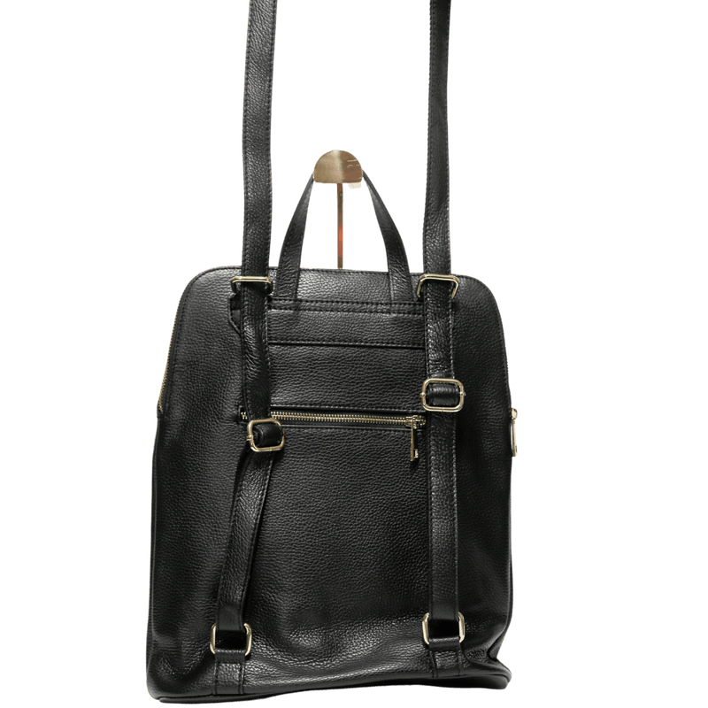 black leather backpacks australia Zamina Convertible Backpack in South Australia