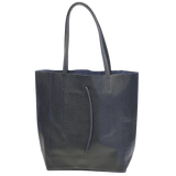 black shopper bag