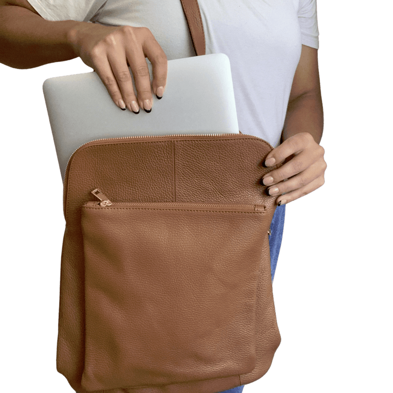Leather backpack australia
