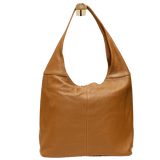 Tan soft leather shoulder bag 