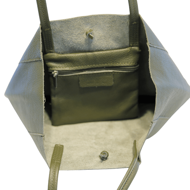 pouch inside shopper bag