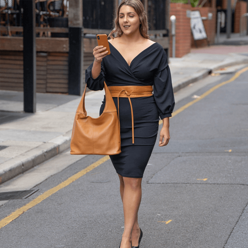 Leather Shoulder Bag Soft Leather Shoulder Bag Anna Mimi Coco