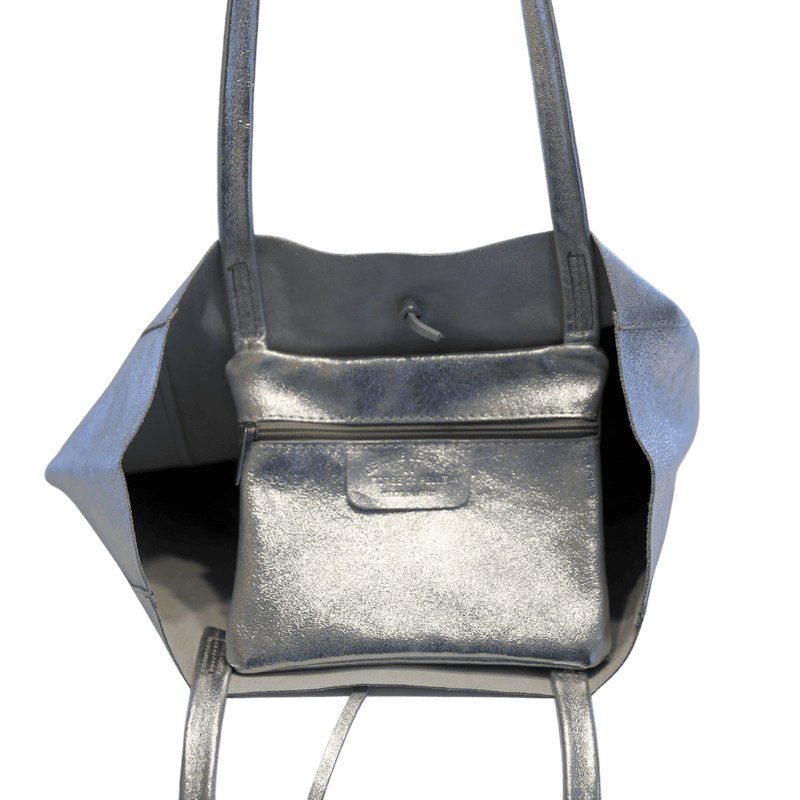 Zip pocket shopper bag